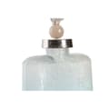 Pikkukuva 3 / 3: Vase DKD Home Decor Blue Aluminium Crystal Shell Mediterranean 9 x 17 x 43 cm