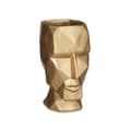 Pikkukuva 2 / 3: Vase 3D Face Golden Polyresin 12 x 24,5 x 16 cm (4 Units)