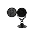 Miniatyrbillede 3 af 6: Table clock Home ESPRIT Black Silver Metal Crystal 18 x 17 x 33 cm
