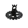 Miniatyrbillede 4 af 6: Table clock Home ESPRIT Black Silver Metal Crystal 18 x 17 x 33 cm