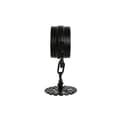 Miniatyrbillede 5 af 6: Table clock Home ESPRIT Black Silver Metal Crystal 18 x 17 x 33 cm
