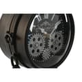 Miniatyrbillede 6 af 6: Table clock Home ESPRIT Black Silver Metal Crystal 18 x 17 x 33 cm
