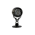 Miniatyrbillede 1 af 6: Table clock Home ESPRIT Black Silver Metal Crystal 18 x 17 x 33 cm