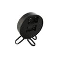 Pikkukuva 3 / 3: Table clock Home ESPRIT Black Silver Metal Crystal 16,5 x 11 x 21 cm