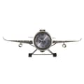 Pikkukuva 2 / 6: Table clock DKD Home Decor 42 x 23 x 14 cm Aeroplane Iron (2 Units)