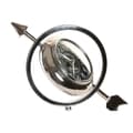 Pikkukuva 2 / 4: Table clock DKD Home Decor 23 x 8 x 30 cm Silver Aluminium