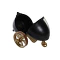 Pikkukuva 3 / 4: Table clock DKD Home Decor 20,5 x 20,5 x 21,5 cm Black Golden Aluminium Resin Colonial
