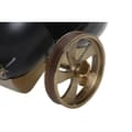 Pikkukuva 2 / 4: Table clock DKD Home Decor 20,5 x 20,5 x 21,5 cm Black Golden Aluminium Resin Colonial