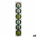 Pikkukuva 1 / 3: Set of Christmas balls Krist+ 00804 Green Plastic Ø 12 cm 6 Pieces (6 Units)