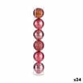 Pikkukuva 1 / 4: Set of Christmas balls Krist+ 00800 Pink Plastic (24 Units)