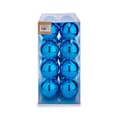 Miniatyrbillede 2 af 3: Set of Christmas balls Krist+ K1912475-1 Blue Plastic (12 Units)