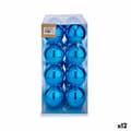 Miniatyrbillede 1 af 3: Set of Christmas balls Krist+ K1912475-1 Blue Plastic (12 Units)
