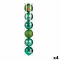 Pikkukuva 1 / 3: Set of Christmas balls Krist+ 00803 Green Plastic 6 Pieces (4 Units)