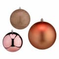 Pikkukuva 2 / 2: Set of Christmas balls Krist+ 00786 Copper Plastic (6 Units)
