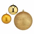 Pikkukuva 2 / 2: Set of Christmas balls Krist+ 00792 Golden Plastic (6 Units)