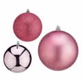 Miniatyrbild 2 av 2: Set of Christmas balls Krist+ 00787 Pink Plastic (12 Units)