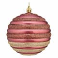 Pikkukuva 2 / 3: Set of Christmas balls Krist+ 00872 Pink Plastic Circles (6 Units)