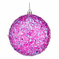 Miniatyrbillede 2 af 2: Set of Christmas balls Krist+ 00989-8 Purple (12 Units)
