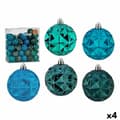 Pikkukuva 1 / 2: Set of Christmas balls Turquoise 7 cm (4 Units)