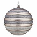 Pikkukuva 2 / 3: Set of Christmas balls Krist+ 00876 Silver Plastic Circles 10 cm (6 Units)