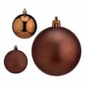 Pikkukuva 2 / 2: Set of Christmas balls Krist+ 00783 Brown Plastic (12 Units)