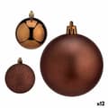 Pikkukuva 1 / 2: Set of Christmas balls Krist+ 00783 Brown Plastic (12 Units)