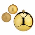 Miniatyrbillede 2 af 2: Set of Christmas balls Krist+ 00791 Golden Plastic Ø 15 cm (4 Units)