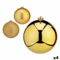 Miniatyrbillede 1 af 2: Set of Christmas balls Krist+ 00791 Golden Plastic Ø 15 cm (4 Units)