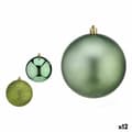 Pikkukuva 1 / 2: Set of Christmas balls Krist+ 00805 Green Plastic (12 Units)