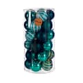 Miniatyrbild 3 av 3: Set of Christmas balls Blue PVC 8 x 9 x 8 cm (4 Units)
