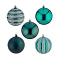 Miniatyrbild 2 av 3: Set of Christmas balls Blue PVC 8 x 9 x 8 cm (4 Units)
