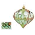 Pikkukuva 3 / 3: Set of Christmas balls Krist+ 00893 Green Plastic Diamond (12 Units)