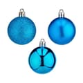 Miniatyrbild 3 av 3: Set of Christmas balls Krist+ K1912484-2 Blue Plastic (12 Units)