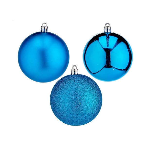 Set of Christmas balls Krist+ K1912481-2 Blue Plastic (6 Units)