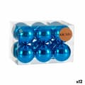 Pikkukuva 1 / 3: Set of Christmas balls Krist+ K1912476-1 Blue Plastic Ø 7 cm (12 Units)