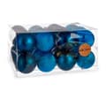 Pikkukuva 3 / 3: Set of Christmas balls Krist+ 00927 Blue Plastic Ø 8 cm (6 Units)