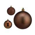 Pikkukuva 3 / 4: Set of Christmas balls Krist+ 00782 Brown Plastic Ø 8 cm (24 Units)