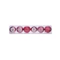 Miniatyrbillede 2 af 4: Set of Christmas balls Krist+ 00788 Pink Plastic Ø 8 cm (24 Units)