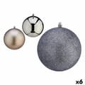 Pikkukuva 1 / 2: Set of Christmas balls Krist+ 00762 Silver Plastic (6 Units)