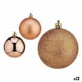 Pikkukuva 1 / 2: Set of Christmas balls Copper Plastic Ø 7 cm (12 Units)