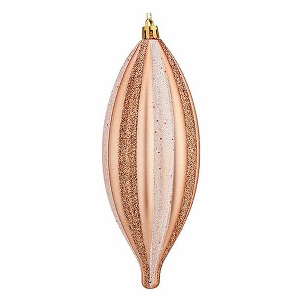 Christmas Decorations Set Krist+ 00904 Copper PVC Streched 3 x 3 x 18 cm (12 Units)