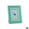 Pikkukuva 1 / 2: Photo frame Crystal Green Plastic (6 Units) (2 x 23 x 18 cm)
