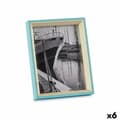 Pikkukuva 1 / 2: Photo frame Crystal Blue White MDF Wood (3 x 22 x 17 cm) (6 Units)