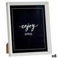 Pikkukuva 1 / 2: Photo frame White Plastic Glass (22,2 x 3,5 x 27,3 cm) (6 Units)