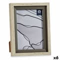 Pikkukuva 1 / 2: Photo frame 17 x 2 x 21,8 cm Crystal Grey Beige Plastic (6 Units)