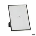 Pikkukuva 1 / 2: Photo frame Black Crystal Steel (23 x 28 x 15 cm) (12 Units)