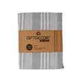 Pikkukuva 4 / 4: Multipurpose throw Stripes 235 x 205 cm White Grey (8 Units)