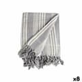Pikkukuva 1 / 4: Multipurpose throw Stripes 235 x 205 cm White Grey (8 Units)