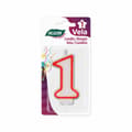 Pikkukuva 3 / 4: Candle Set Algon Red (36 Units)