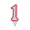 Pikkukuva 4 / 4: Candle Set Algon Red (36 Units)